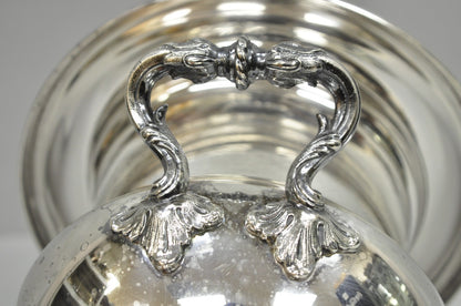 Victorian Silver Plated Trophy Cup Bar Champagne Chiller Ice Bucket by Crescent