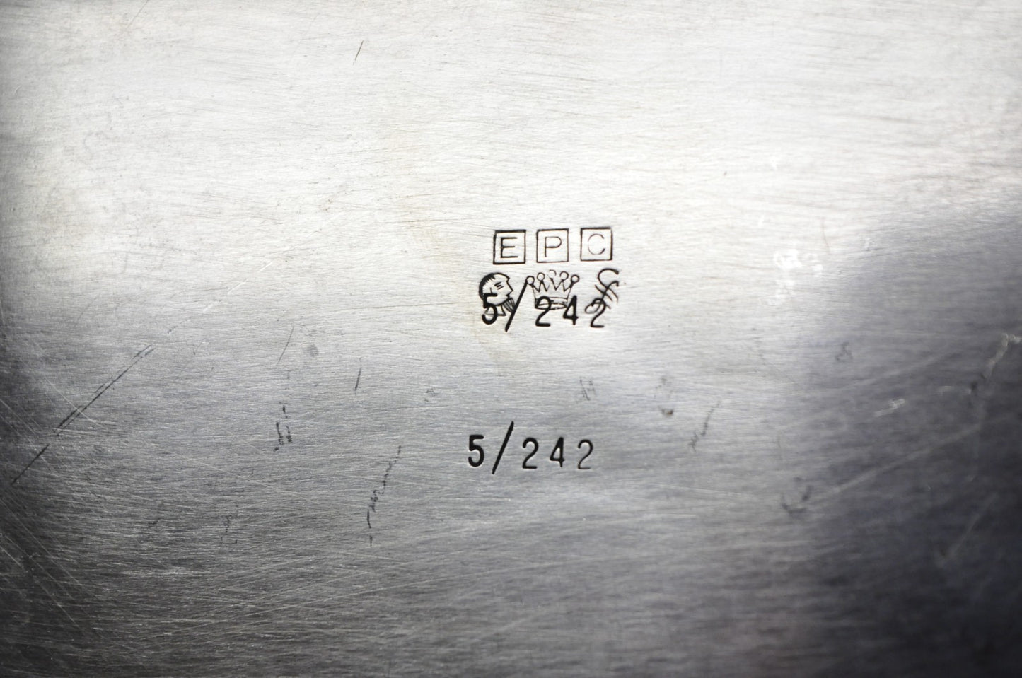 Vintage Sheffield Victorian Silver Plated Twin Handle Bar Serving Platter Tray