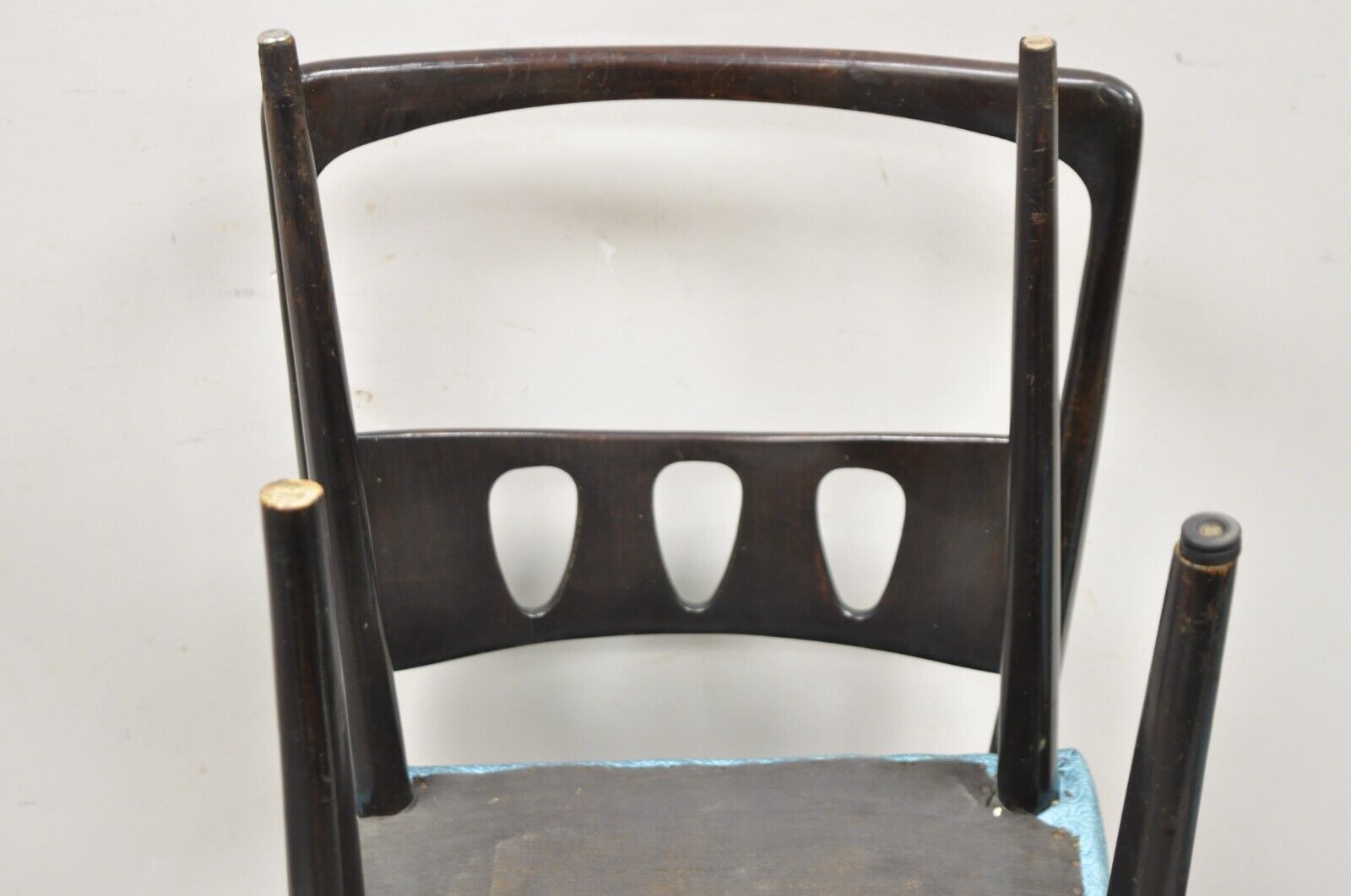 Vintage Italian Mid Century Modern Ico Parisi Style Dining Chairs - Set of 4