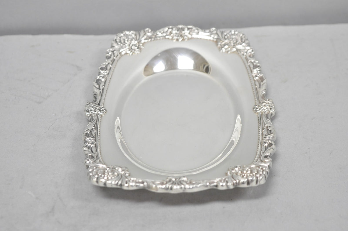 Vintage Victorian Sir Christopher by Wallace Silver Plated Gravy Boat Underplate
