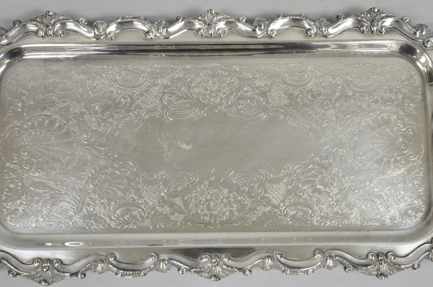 Bristol Silverplate by Poole 132 Silver Plated Narrow Serving Platter Dish Tray