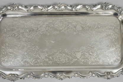 Bristol Silverplate by Poole 132 Silver Plated Narrow Serving Platter Dish Tray