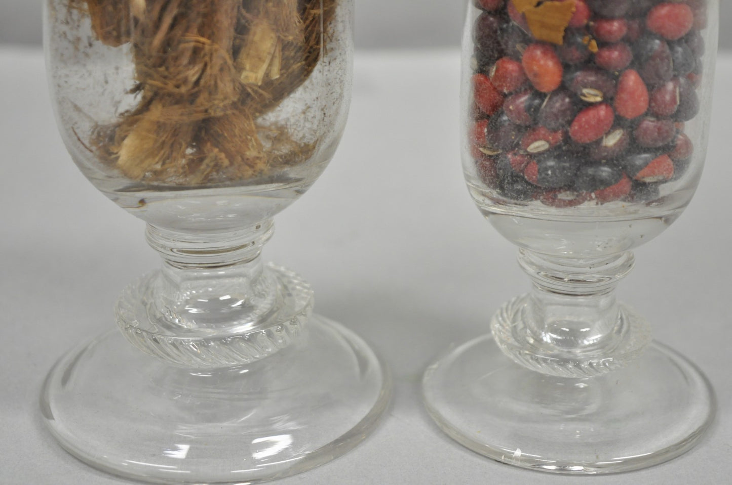 Antique Tiffin Dakota Glass Apothecary Candy Jars from The Philadelphia Museum
