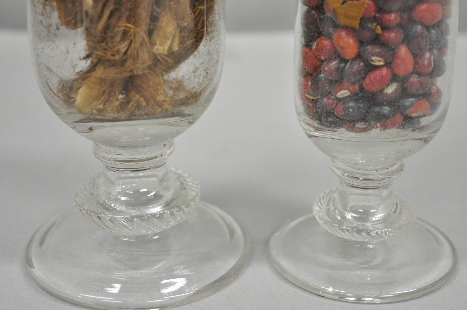 Antique Tiffin Dakota Glass Apothecary Candy Jars from The Philadelphia Museum