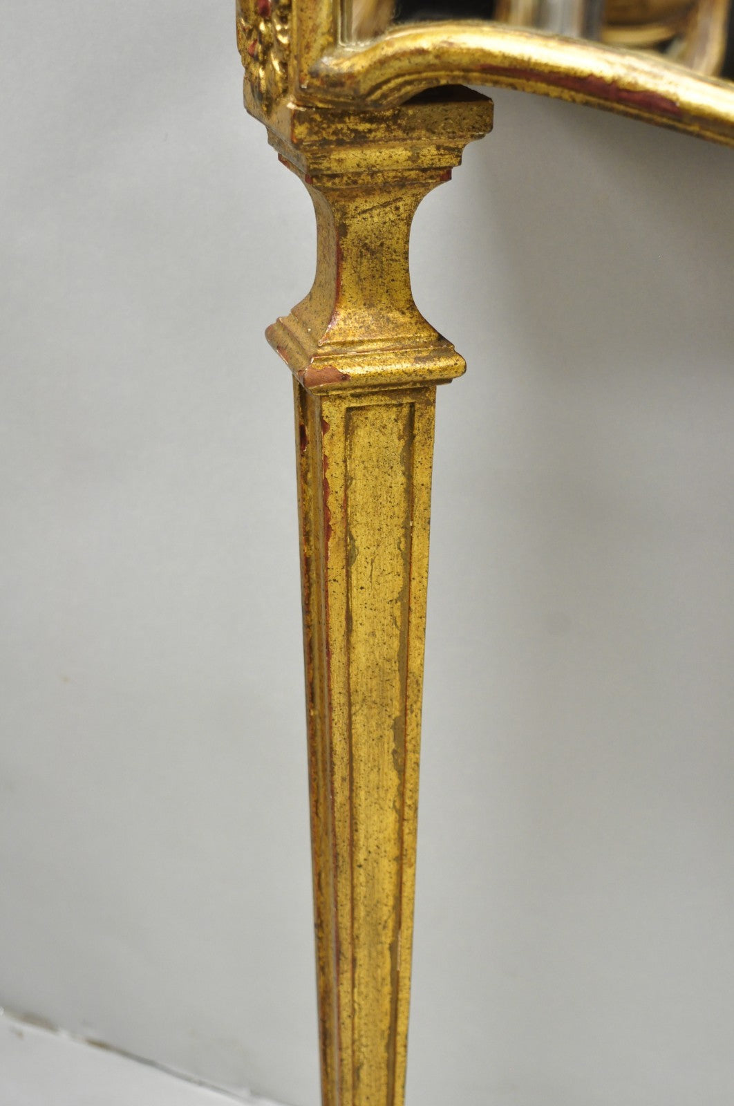 Vintage Italian Venetian Hollywood Regency Gold Gilt Small Wall Console Table