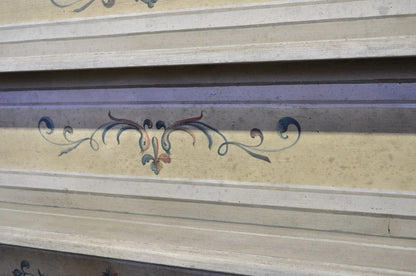 Italian Provincial French Country Large Cupboard Cabinet Hutch by Trouvailles