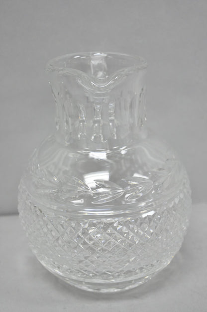 Vintage Victorian Style Leah Pattern Cut Crystal Glass Water Pitcher by Galway