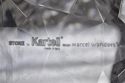 Marcel Wanders for Kartell Italy Clear PMMA Hourglass "Stone" Stool - a Pair