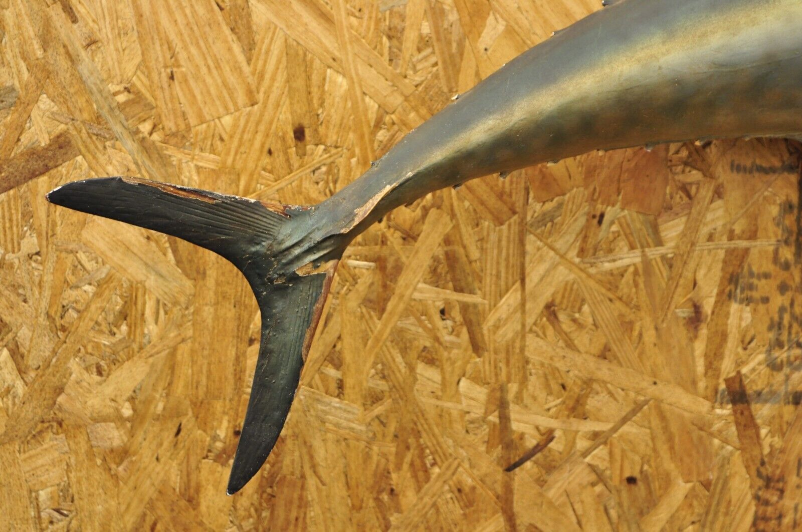 Vintage Kanadi Kingfish Mackerel Fish Replica Wall Mount Taxidermy Fishing Decor