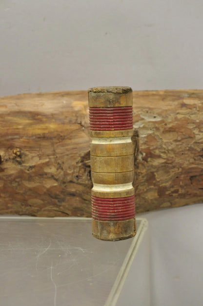 Vintage Farmhouse Croquet Mallet Repurposed Wall Hook Hat Coat Rack Shelf Holder