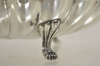 Vintage Regency Style Silver Plated Clam Shell Hinged Warmer Serving Platter