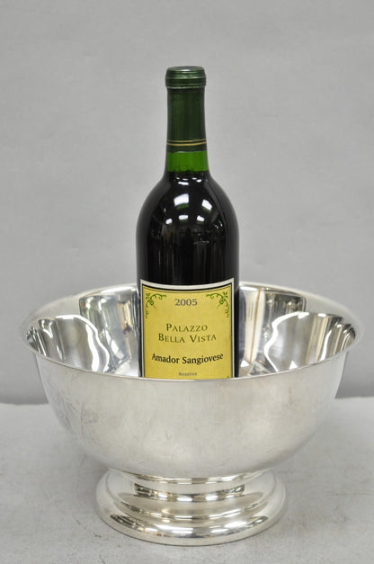 Vintage WMA Rogers Silver Plated Modern Small Ice Bucket Champagne Chiller