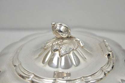 Antique 1881 Rogers 7377 Art Nouveau Silver Plated Tea Service Set - 3 Pcs