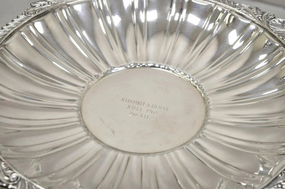 Antique "Barefoot Mailman Rally 1962" Award Silver Plated Serving Platter Tray