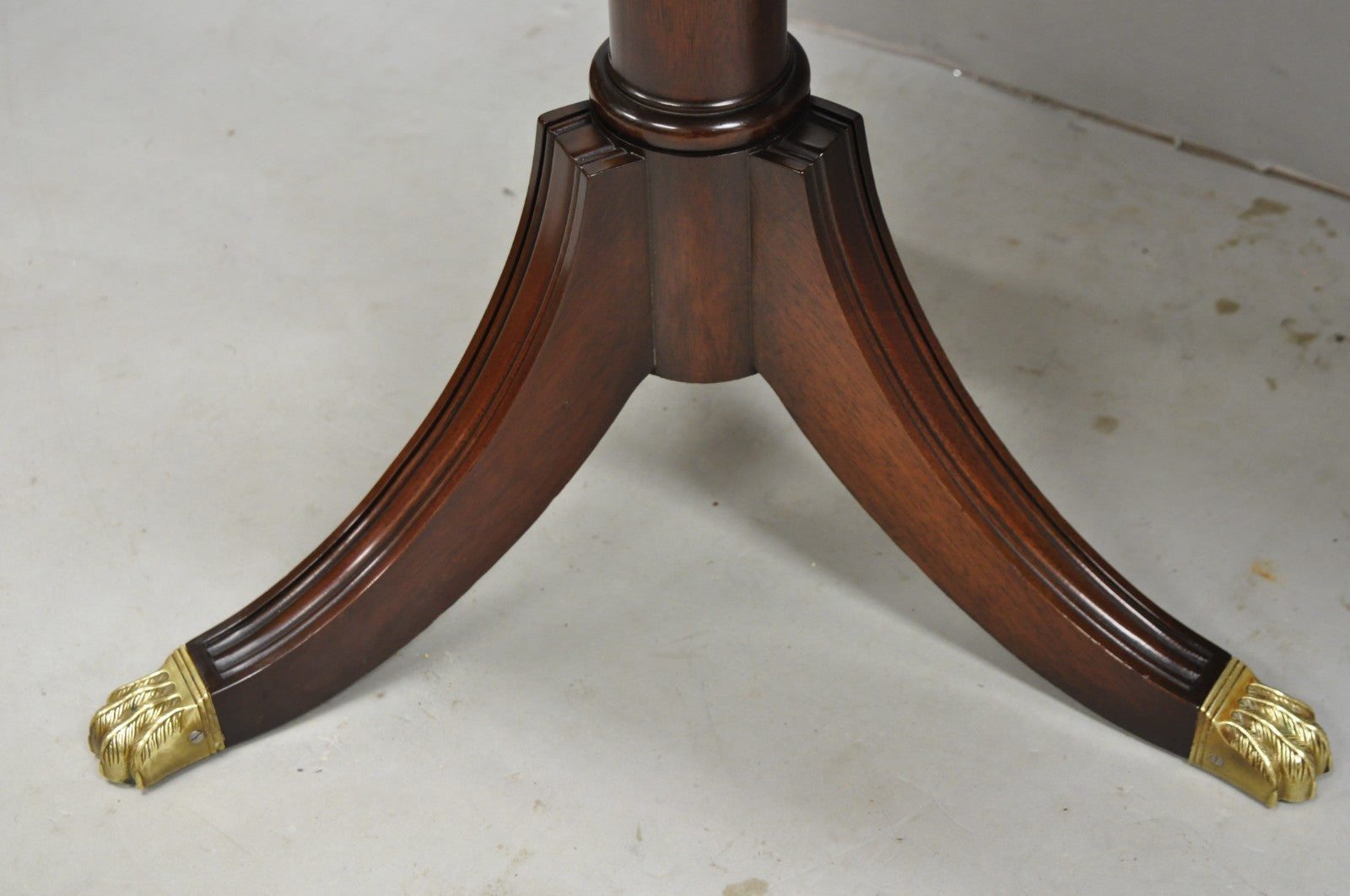 Antique Sheraton Mahogany Duncan Phyfe Dropleaf Sideboard Console Buffet Table