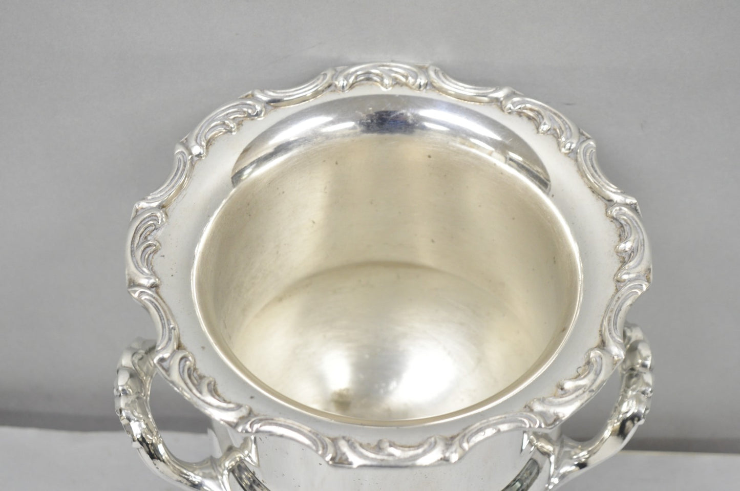 Vintage Leonard Victorian Silver Plated Trophy Cup Champagne Chiller Ice Bucket
