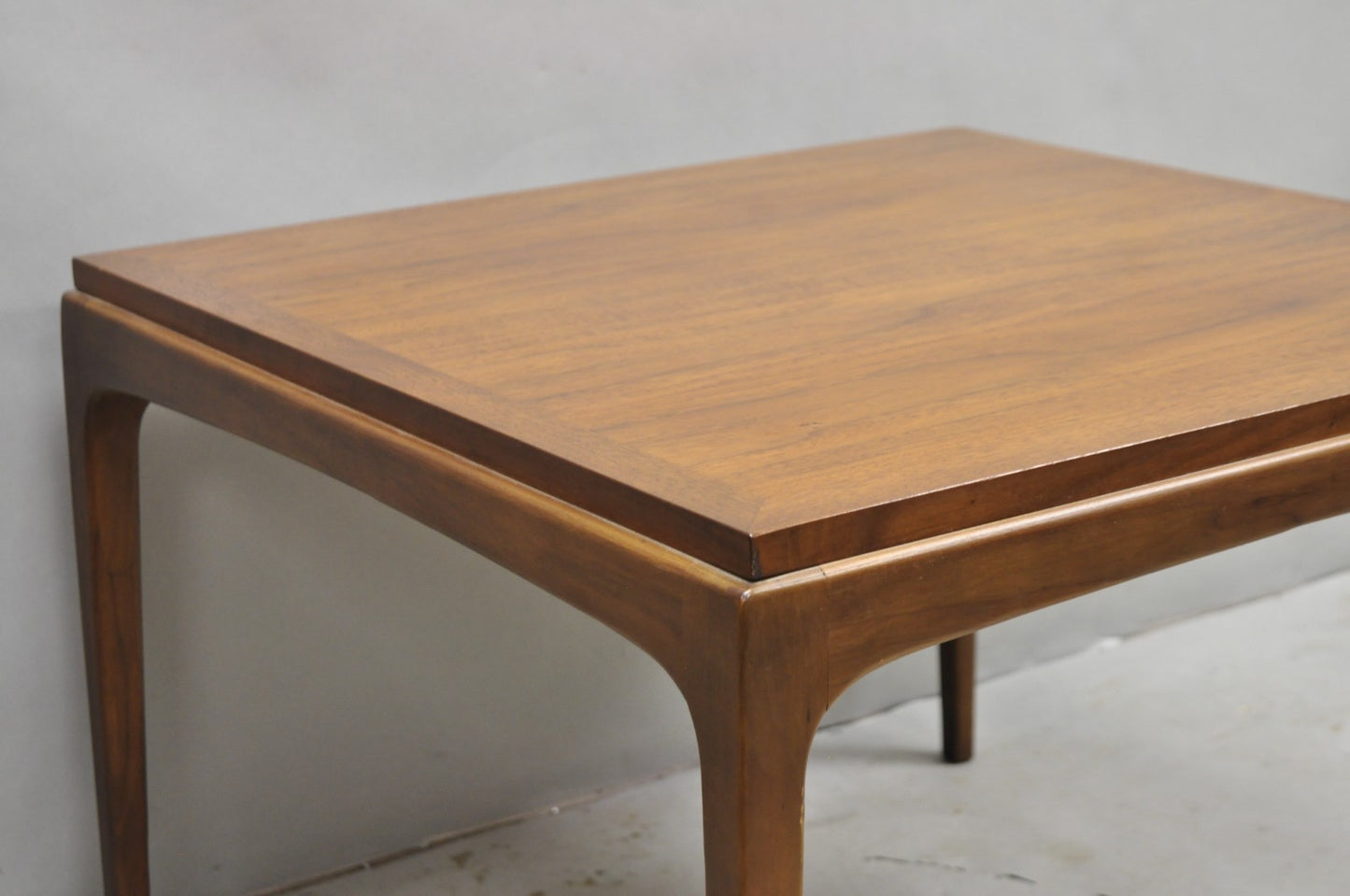 Vintage Lane Altavista Walnut "Rhythm" Mid Century Modern Square Coffee Table