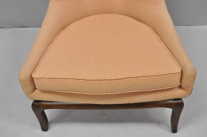 Mid Century Modern Walnut Lounge Chair Attr. T H Robsjohn Gibbings for Widdicomb