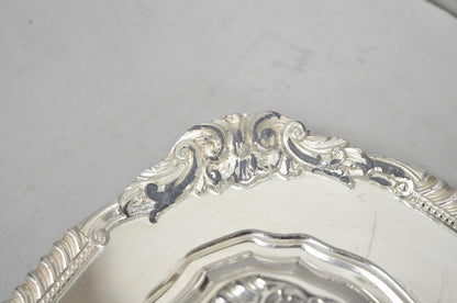 Vintage Victorian Silver Plated Meat Serving Platter Tray w/ Covered Dishes