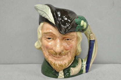 Vintage 1959 Royal Doulton Robin Hood D6527 Porcelain Toby Character Jug Mug