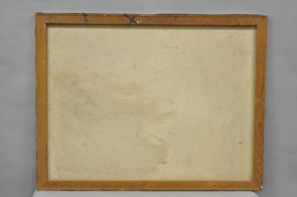 Vintage Samuel Heller " Forrest Landscape" Oil on Canvas Painting