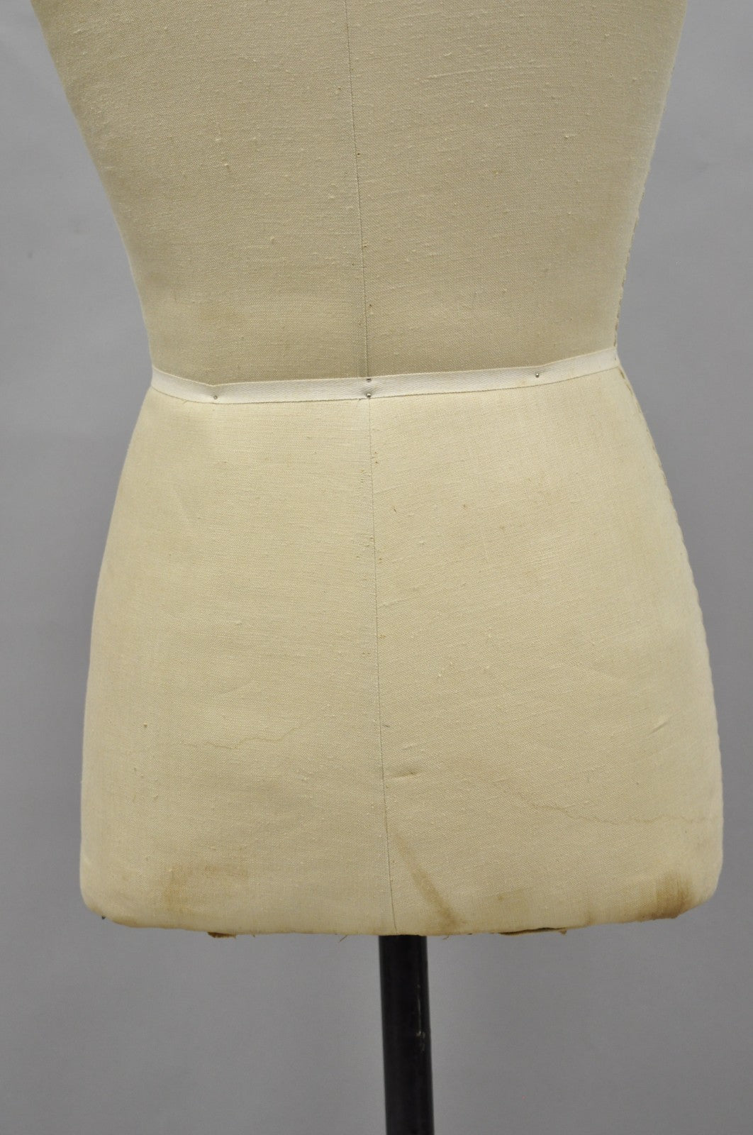 Vintage Modern Model Forms Dress Form Model 1987 Sz 38M on Cast Iron Base Stand