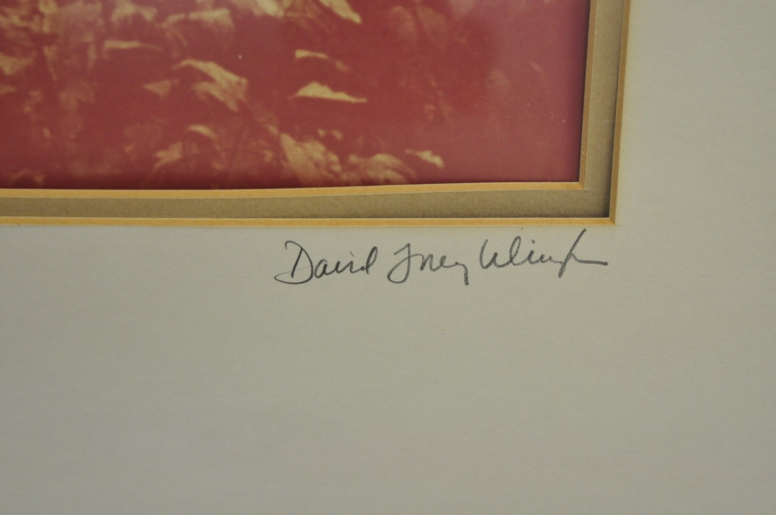 Vintage David Lorenz Winston "Seven Trees" Landscape Signed Framed Art Print