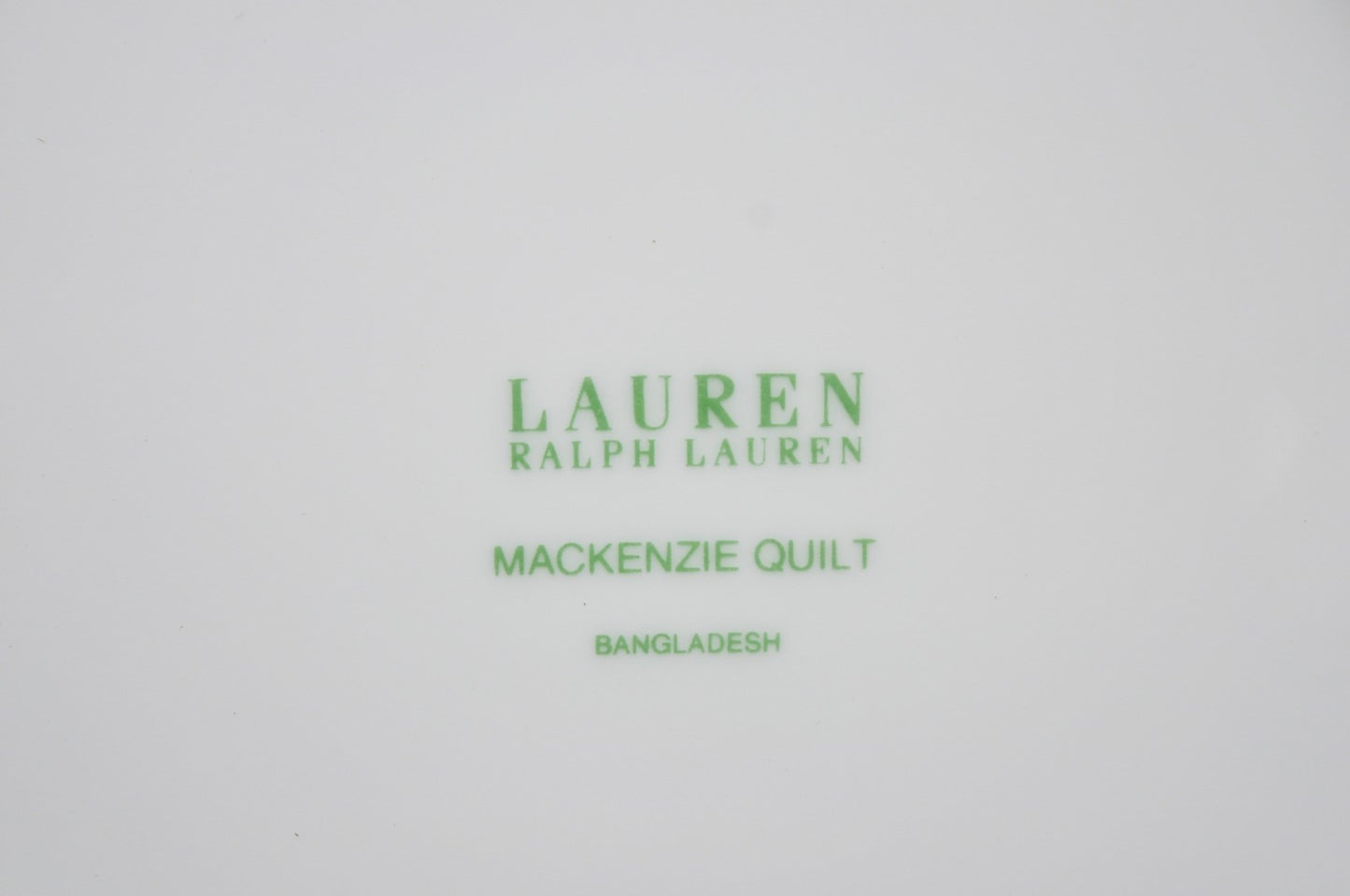 Lauren Ralph Lauren "Mackenzie Quilt" 3 Pc Bone China Children's "ABC" Dish Set