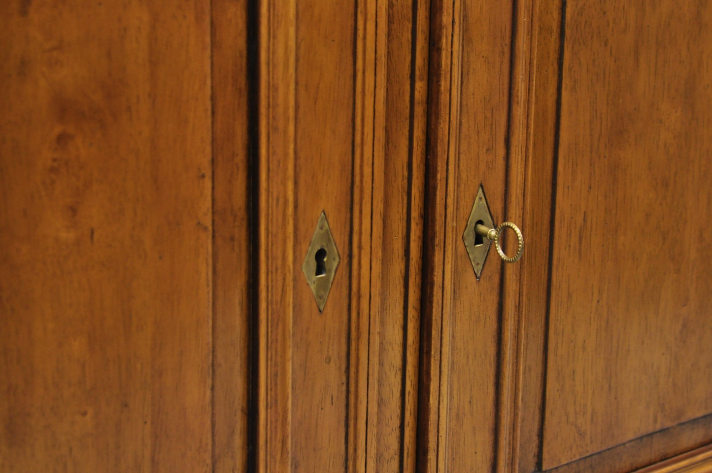 Vintage French Country Cherry Wood Server Buffet Sideboard Cabinet by MNdB
