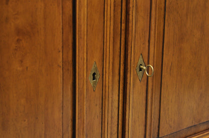 Vintage French Country Cherry Wood Server Buffet Sideboard Cabinet by MNdB