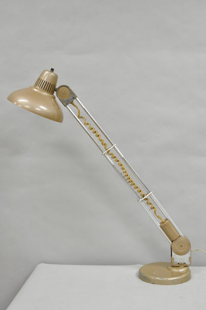 Vintage Industrial Modern Amplex Swivelite Telescoping Trombolite Desk Lamp