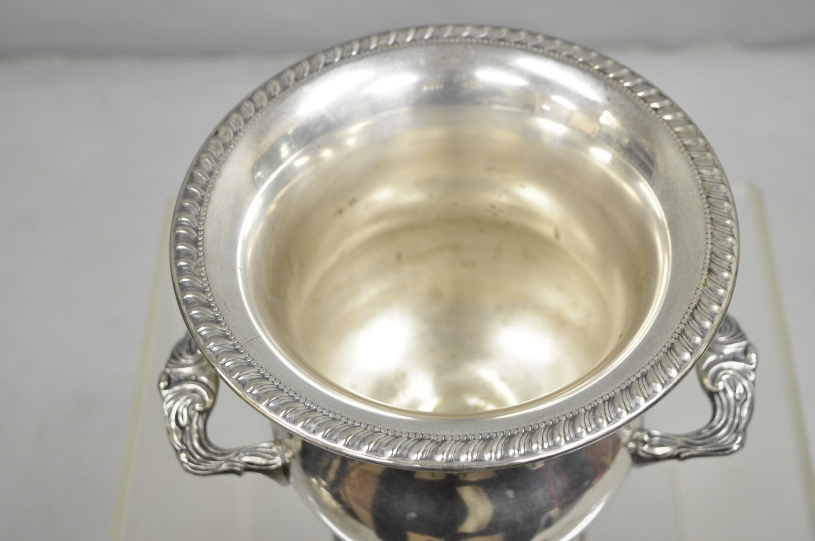 Sheridan Victorian Bulbous Silver Plated Champagne Chiller Wine Ice Bucket