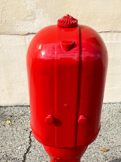 Antique Gilbert & Barker Red Self Measuring Type 208 Vintage Curbside Gas Pump