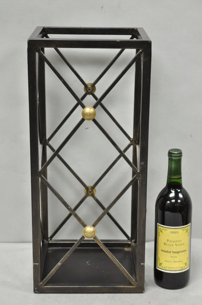 Contemporary Italian Neoclassical Style Iron X- Form Umbrella Cane Stand