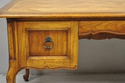 Drexel Heritage French Country Manor Collection 60" Parquetry Inlay Writing Desk