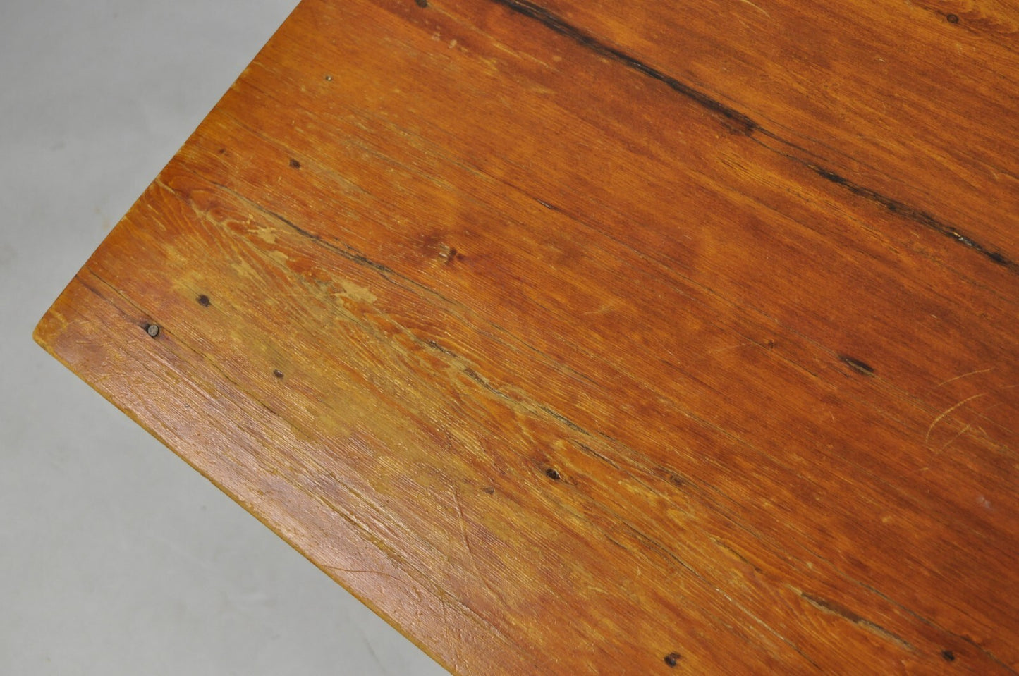 Antique American Colonial Cherry Wood One Drawer Nightstand Work Side Table