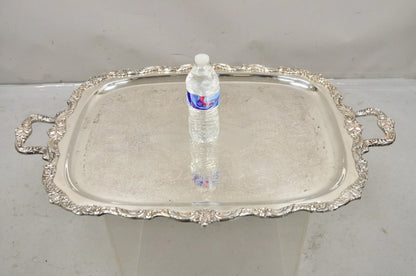 Vintage Poole EPCA Sevenoaks 650 Large Silver Plated Serving Platter Bar Tray