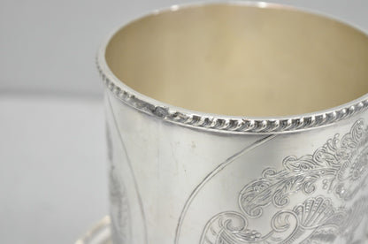 Vintage Viners of Sheffield English Regency Silver Plated Wine Bottle Coaster