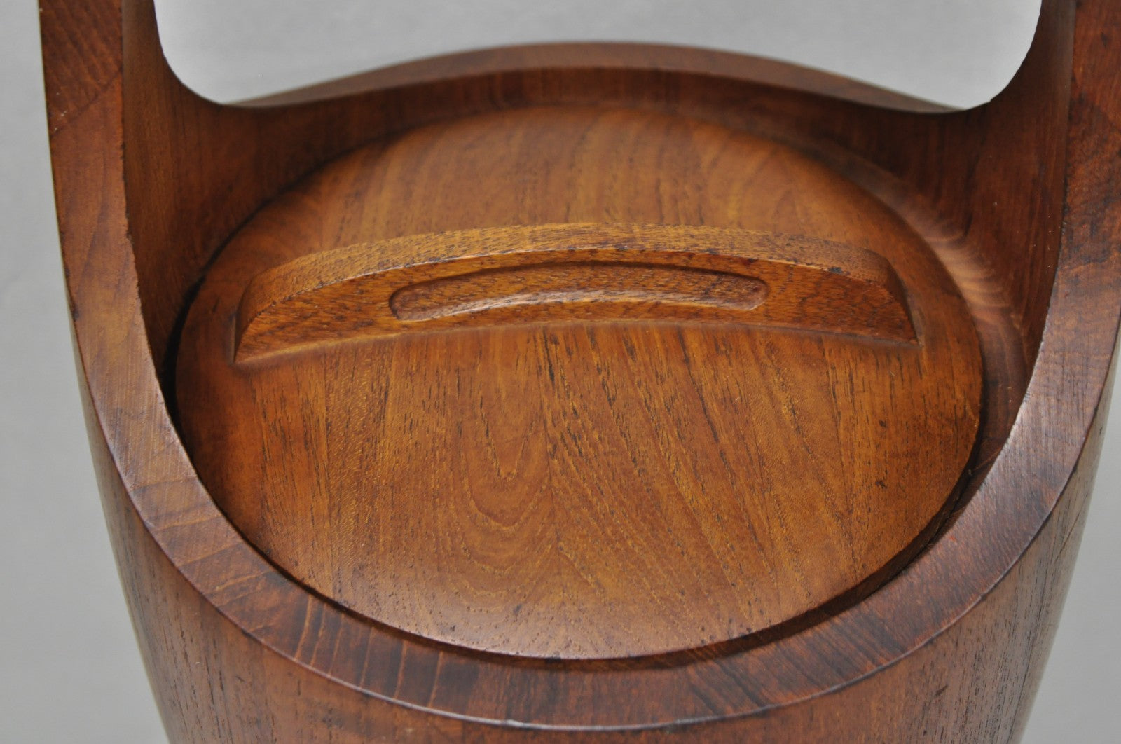 Vintage Mid Century Danish Modern Staved Teak Jens Quistgaard Ice Bucket  Dansk