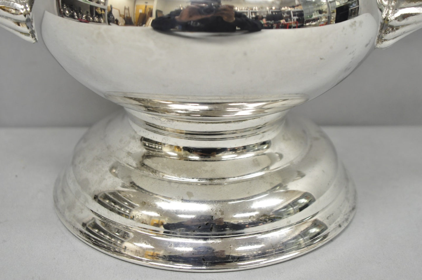 Vintage Victorian Silver Plated Trophy Cup Urn Champagne Chiller Bar Ice Bucket