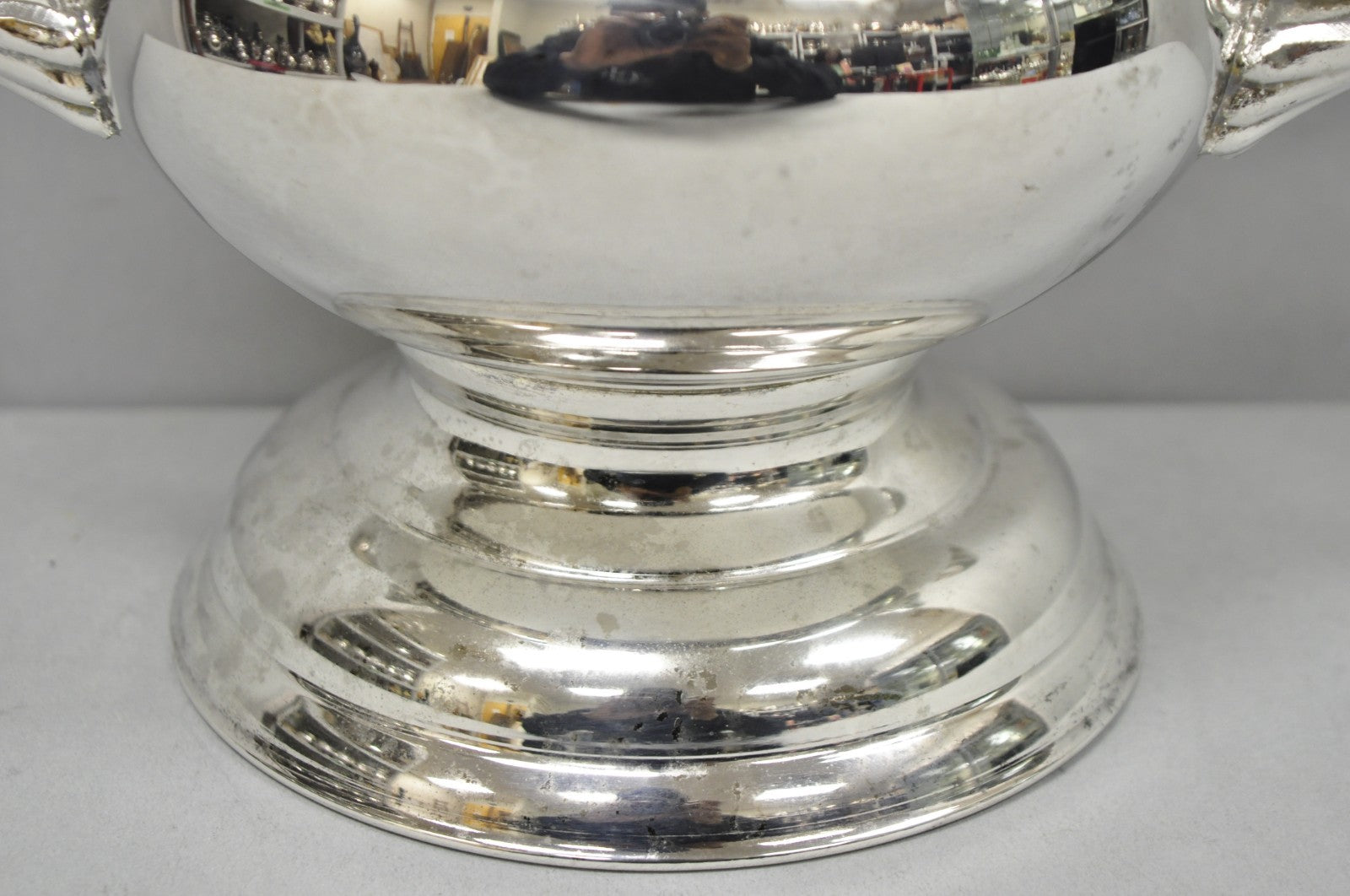 Vintage Victorian Silver Plated Trophy Cup Urn Champagne Chiller Bar Ice Bucket