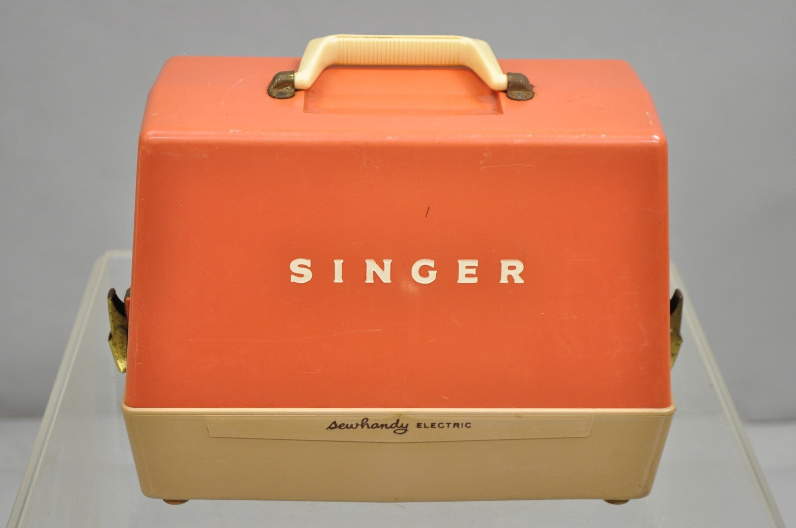 Vintage Singer Sewhandy Electric Childs Sewing Machine in Case - Works