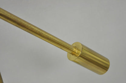 Vintage Frederick Cooper Mid Century Modern Brass Pharmacy Task Floor Lamp
