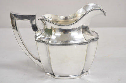 Vintage Wilcox SP Co Art Deco Silver Plated Bulbous International Water Pitcher