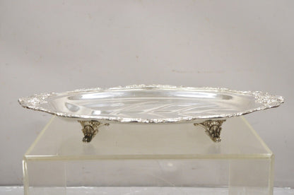 Baroque by Wallace 259 Silver Plated Meat Cutlery Serving Platter Tray