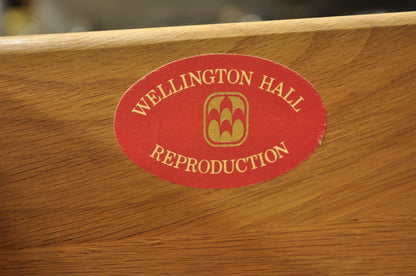 Wellington Hall English Adams Style Paint Decorated Satinwood Sideboard Buffet