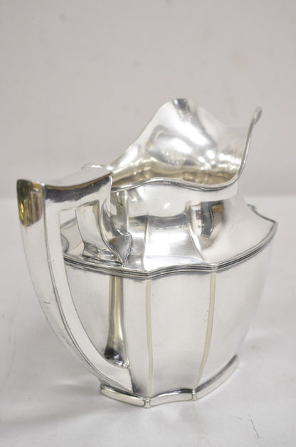 Vintage Wilcox SP Co Art Deco Silver Plated Bulbous International Water Pitcher