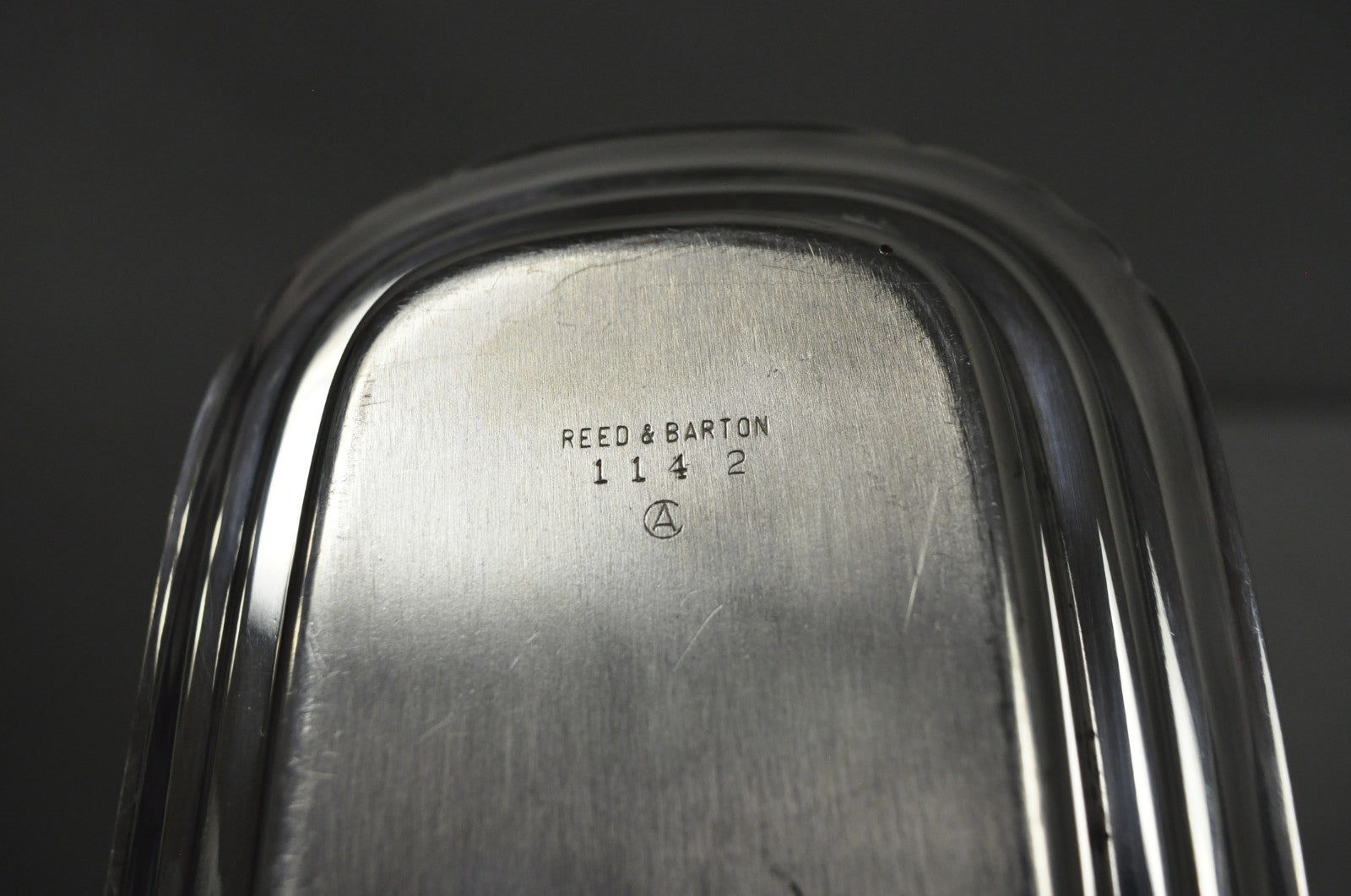 Vintage Reed & Barton Art Deco Mid Century Modern Silver Plated Butter Dish