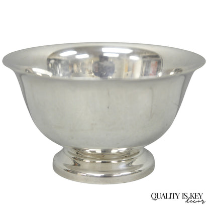 Vintage Reed & Barton Paul Revere Design Silver Plated Small Nut Dish Bowl