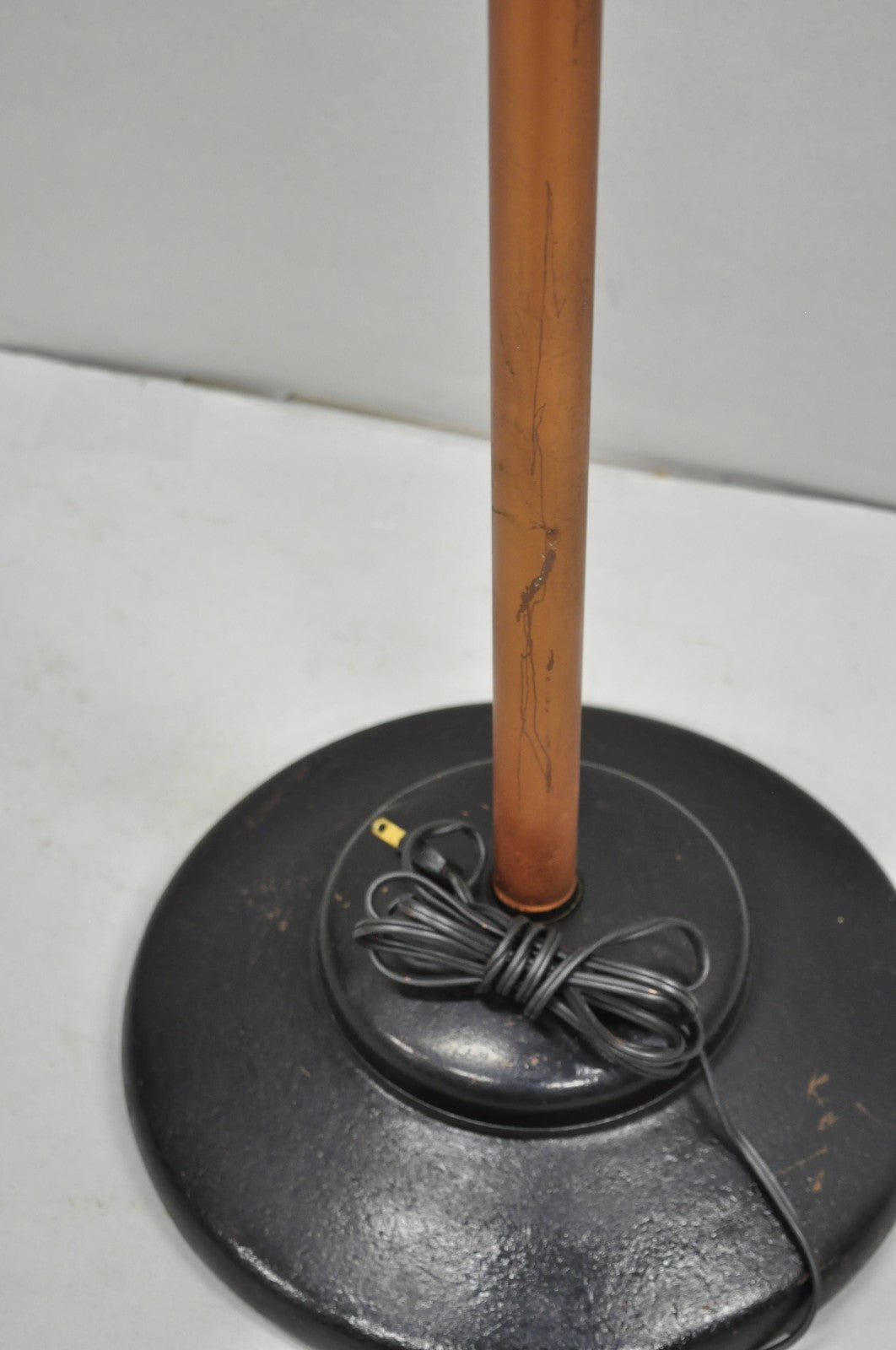 Vintage Dazor Industrial Modern Floating Tall Adjustable Metal Task Floor Lamp